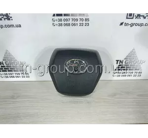 Подушка безопасности airbag в руль водительская Toyota Venza 20- 45130-48370-C0